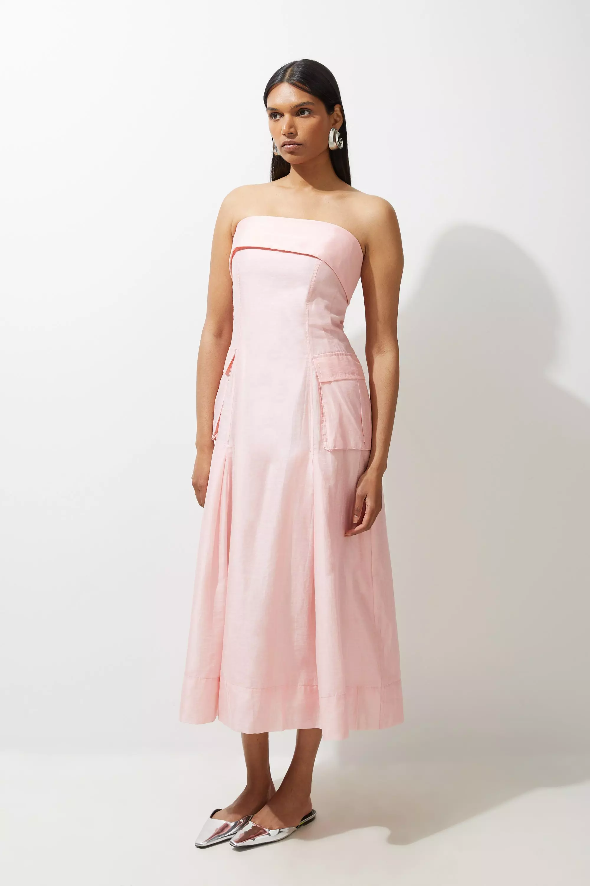 Karen millen pink dress hotsell
